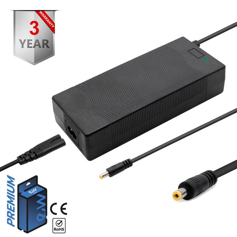 Premium oplader 48V (uitgang 54,6v) 2A DC connector 5,5x2,1mm