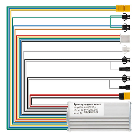 Controller 52v 25A 1200W-A LCD QS-S4 Kyesang