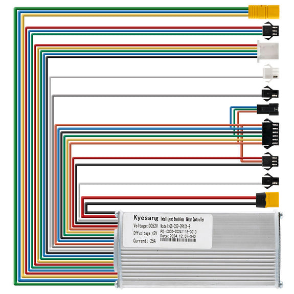 Controller 52v 25A 1200W-B LCD QS-S4 Kyesang