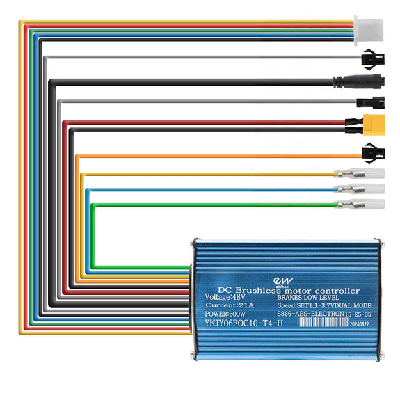 48V 21A 500W-B 15-25-35 km/h ontgrendelbaar controller Crossover 