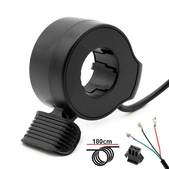 Gashendel met SM 1.8M zwarte connector