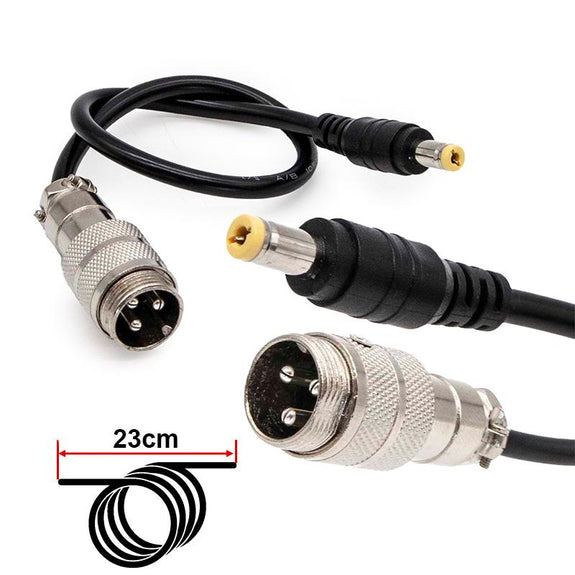 GX16 naar DC55x21 luchtadapter