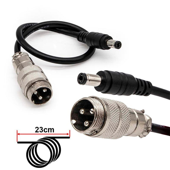 GX16 naar DC55x25 antenne-adapter
