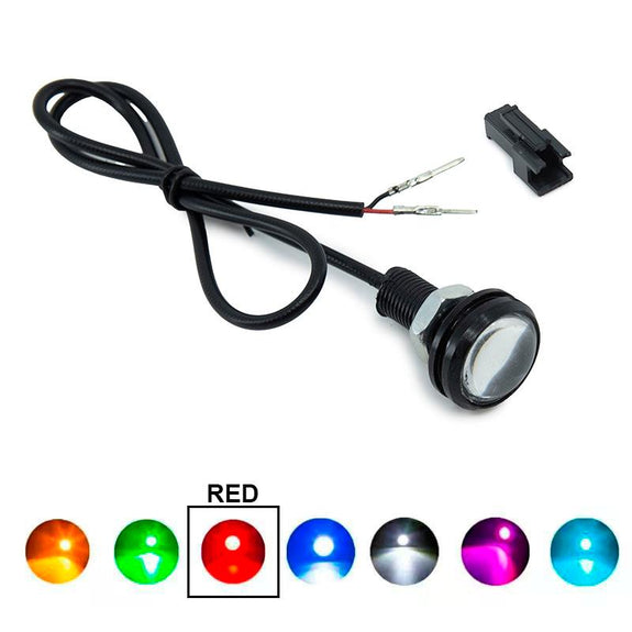 Rood adelaarsoog geleid 12V - 1ud