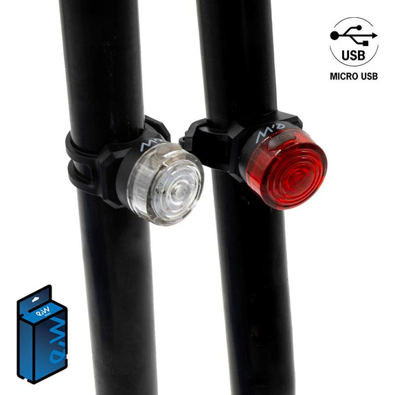 Oplaadbare LED-verlichtingsset voor en achter EWL001