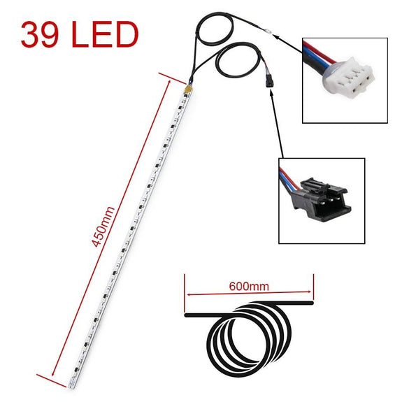 Programmeerbare RGB ledstrip 12V [Minimotoren] - 0.45M