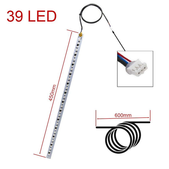Programmeerbare RGB ledstrip 12V [Minimotoren] - 0.45M