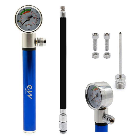 Handmatige pomp met manometer EWAP-006 blauw