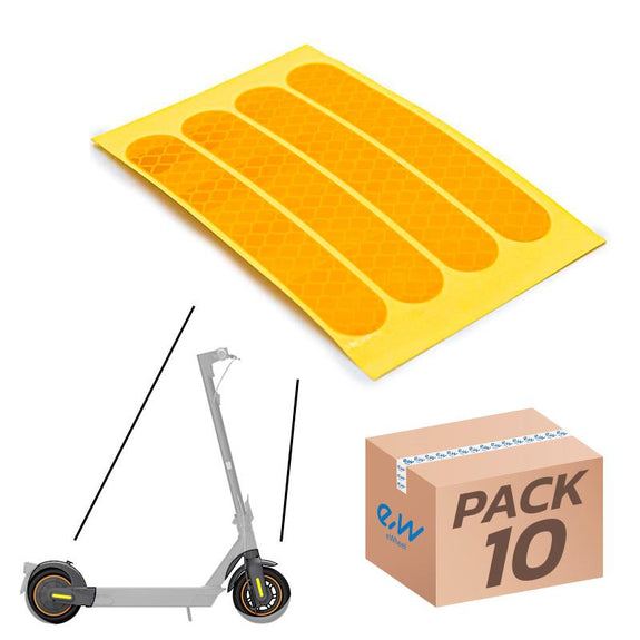 Gele reflecterende sticker voor Ninebot Max G30