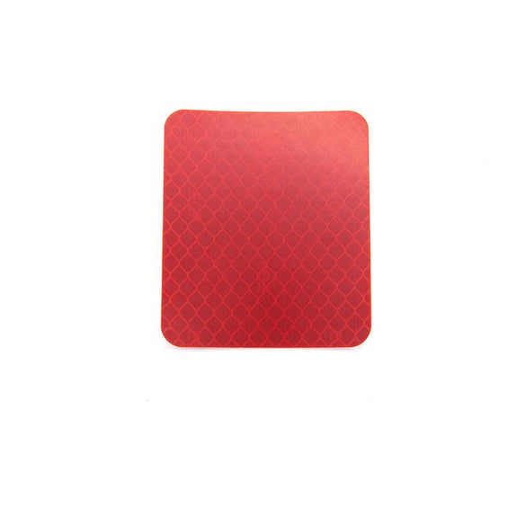 Rode reflecterende sticker 50x60mm voor Xiaomi spatborden - 10st