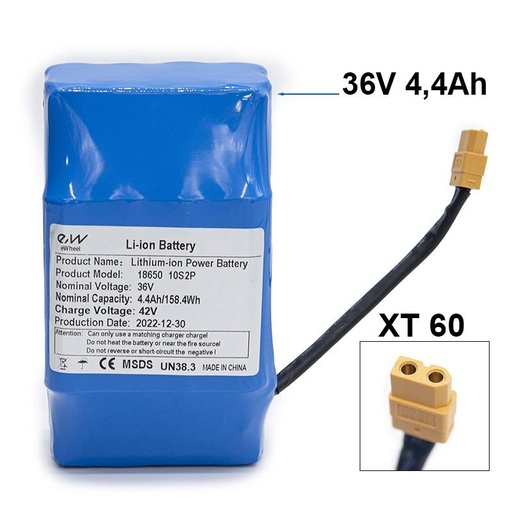 [BB-006] Batterij 36V 4,4 Ah voor elektrische step 