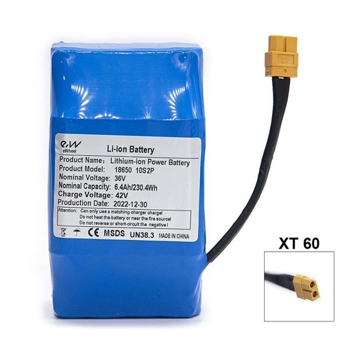 [BB-007] Batterij 36V 6,4 Ah voor elektrische step 