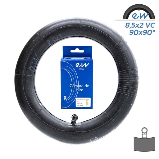 [Mb-TIRIN8.5-90gr] 8.5x2 VC 90x90° binnenband 