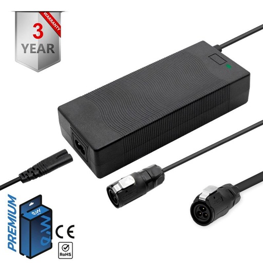 [BC-001] Premium 60v lader (66.4v uitgang) 2A LP16 connector voor Dualtron 