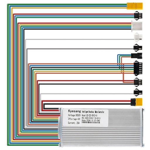 [71398-02] Controller 52v 25A 1200W-B LCD QS-S4 Kyesang