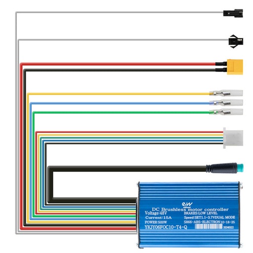 [ESC001] 48V 15A 500W-A 10-18-25km/h onbegrensd Crossover 