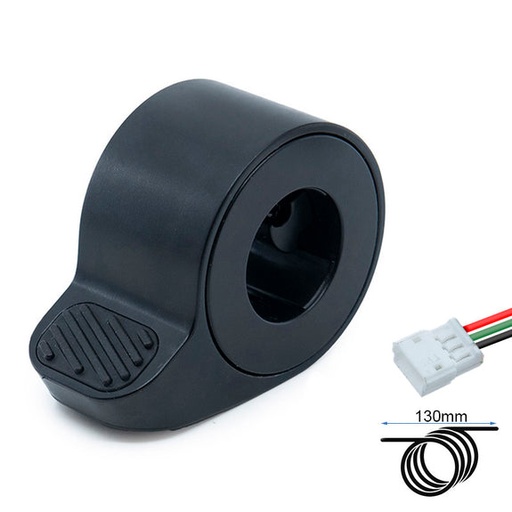 [CMM530] Zwarte Ninebot E2 E / E2 Plus gashendel 13cm [Ninebot] - JST ZH Connector