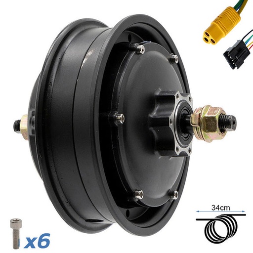 [EWM583] Motor voor elektrische step 48v 1000W achter Kukirin G2 master/Smartgyro Ryder Origineel