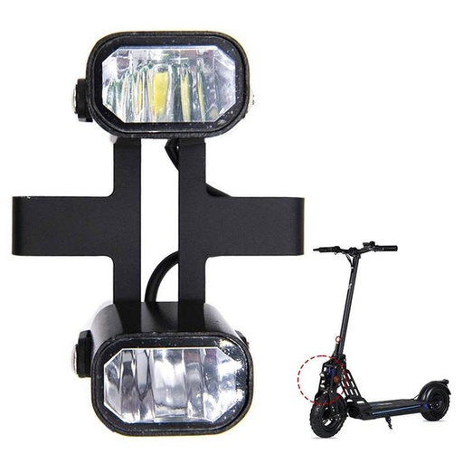 [ELU-013] Koplamp met dubbele focus 12-72V voor Ecoxtrem