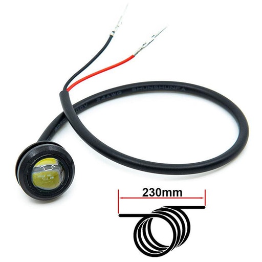 [PKS032] Wit arendsoog led 12-36V voor Kugoo G2 Pro