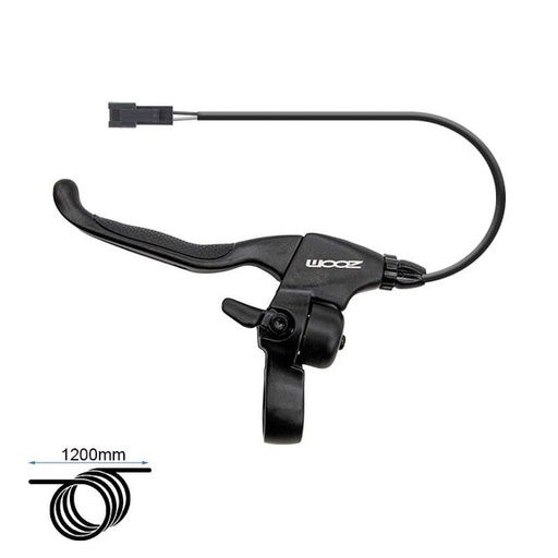 [69851] Remhendel met sensor, spanner en bel L [Zoom] - SM 1.2M connector