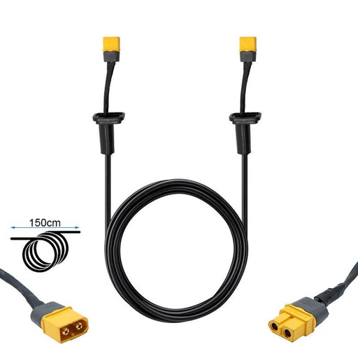 [CMM714] XT60 verlengkabel origineel Wispeed T855 batterij/controller - 1.55M