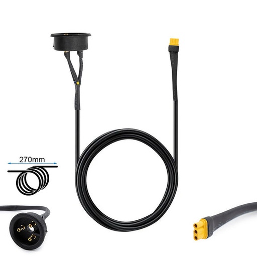 [CMM779] Originele Wispeed T850 motor/controller kabel adapter