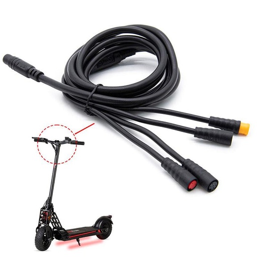 [ECA-005] Waterdichte communicatiekabel voor Ecoxtrem - 4/1 1.6M