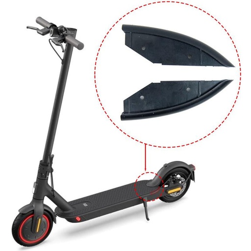 [73834-02] Zwarte achterste chassisbekleding voor Xiaomi M365, Essential en 1S