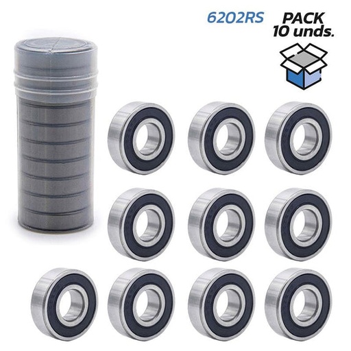 [CMM183] Kogellager 6202RS - 10 stuks
