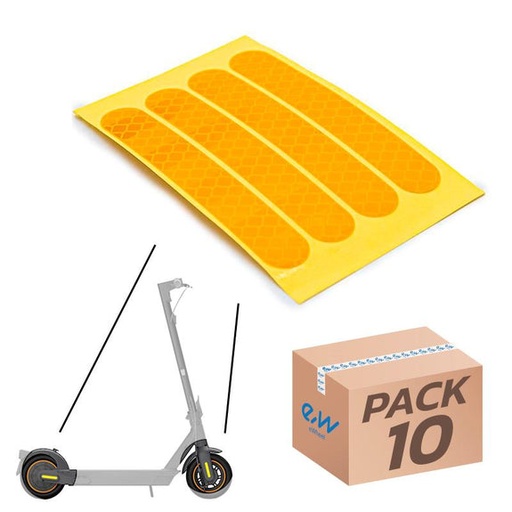 [77014] Gele reflecterende sticker voor Ninebot Max G30