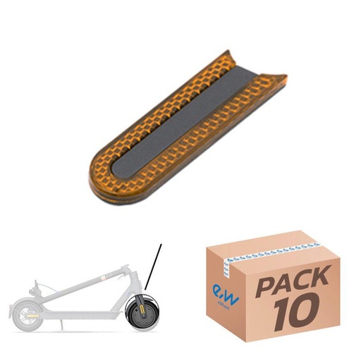 [CMM384] Xiaomi gele frontreflector catadioptrische verpakking van 10 stuks