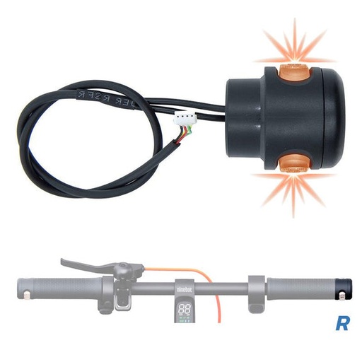 [EWH001] Richtingaanwijzer rechts Ninebot F2/F2 Pro Grip Indicator [Ninebot]